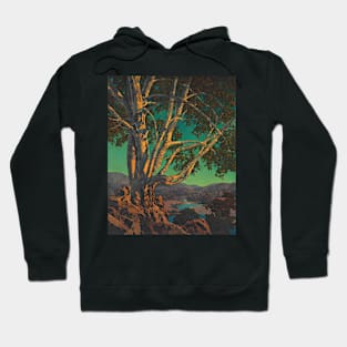 Maxfield Parrish Old White Birch Art Print 1937 American Painter Hoodie